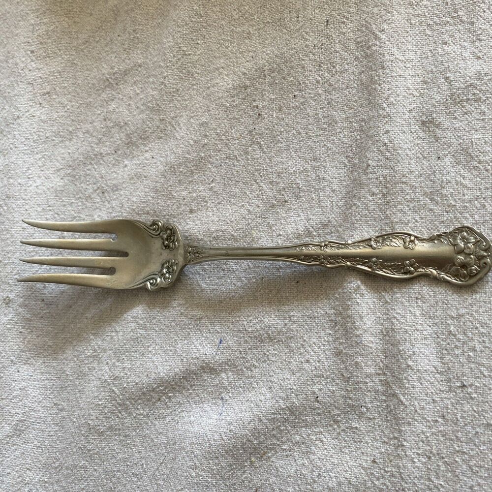 Antique WM Rogers Pat. 1904 Serving Meat/Salad Fork